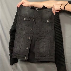 Black jean jacket